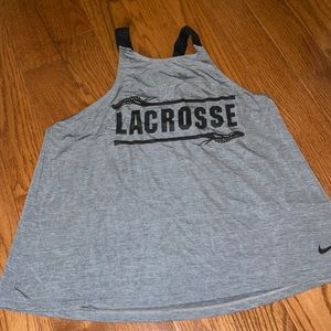 Nike lacrosse work out tank.
